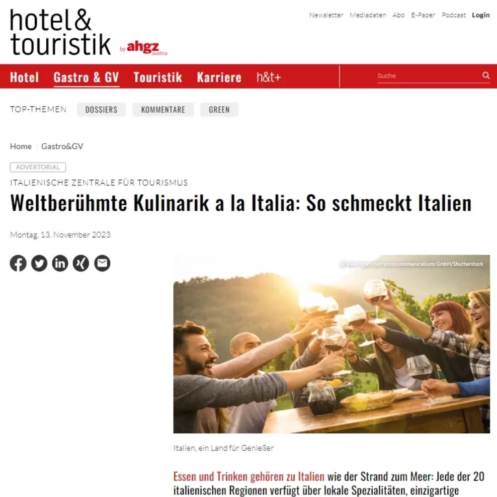 This is what Italy tastes like - hotelundtouristik.at - Vienna